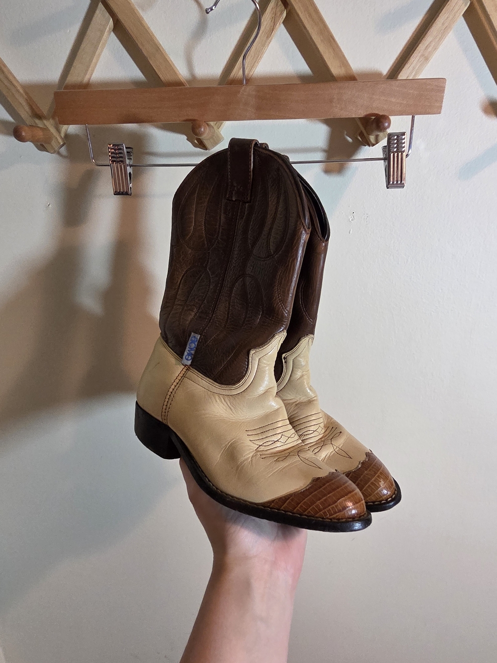 Vintage Acme Kids Cowboy Boots Size 12D